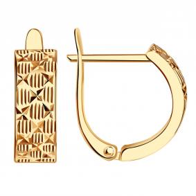 Золотые серьги МАГНАТ МА 011527 МА 011527 фото